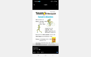 Participation au Telethon