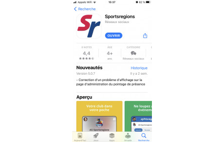 Le site de l'ASSUN dans sa poche