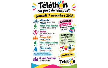 On roule dans le cadre du Téléthon Telethon samedi 7 novembre 2026